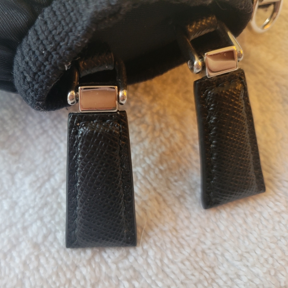 Prada Soft Robot Re-Nylon Bucket Hat Keychain Charm Black Nylon - Picture 9 of 9